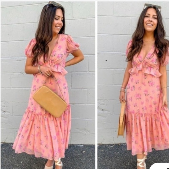 LOVESHACKFANCY for Target Floral Pink Dress - Picture 6 of 6